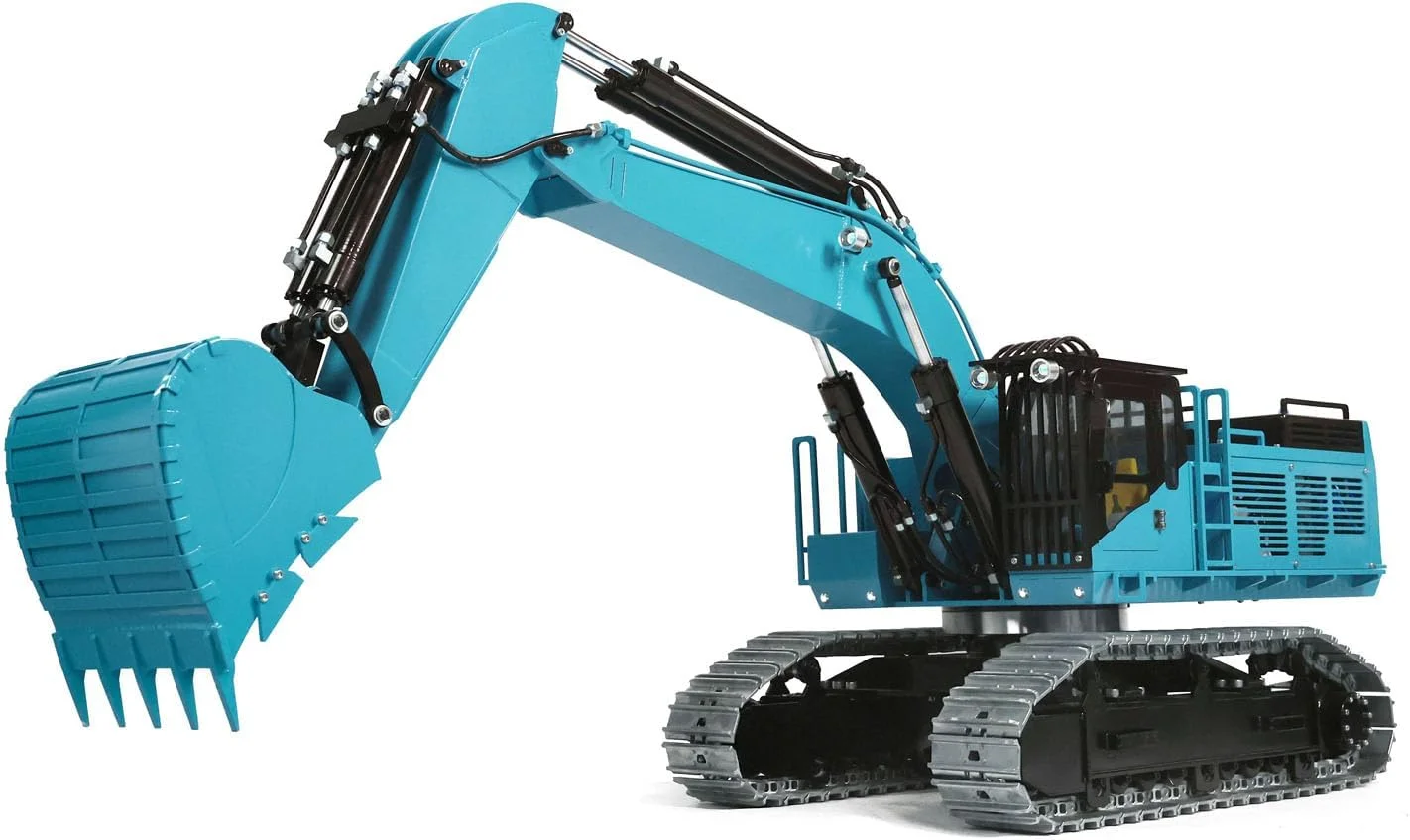 بیل مکانیکی هیدرولیک آرسی 1/8 مدل 385CF سیستم هیدرولیک فلزی سیستم روشنایی مدل بیل مکانیکی کنترل از راه دور