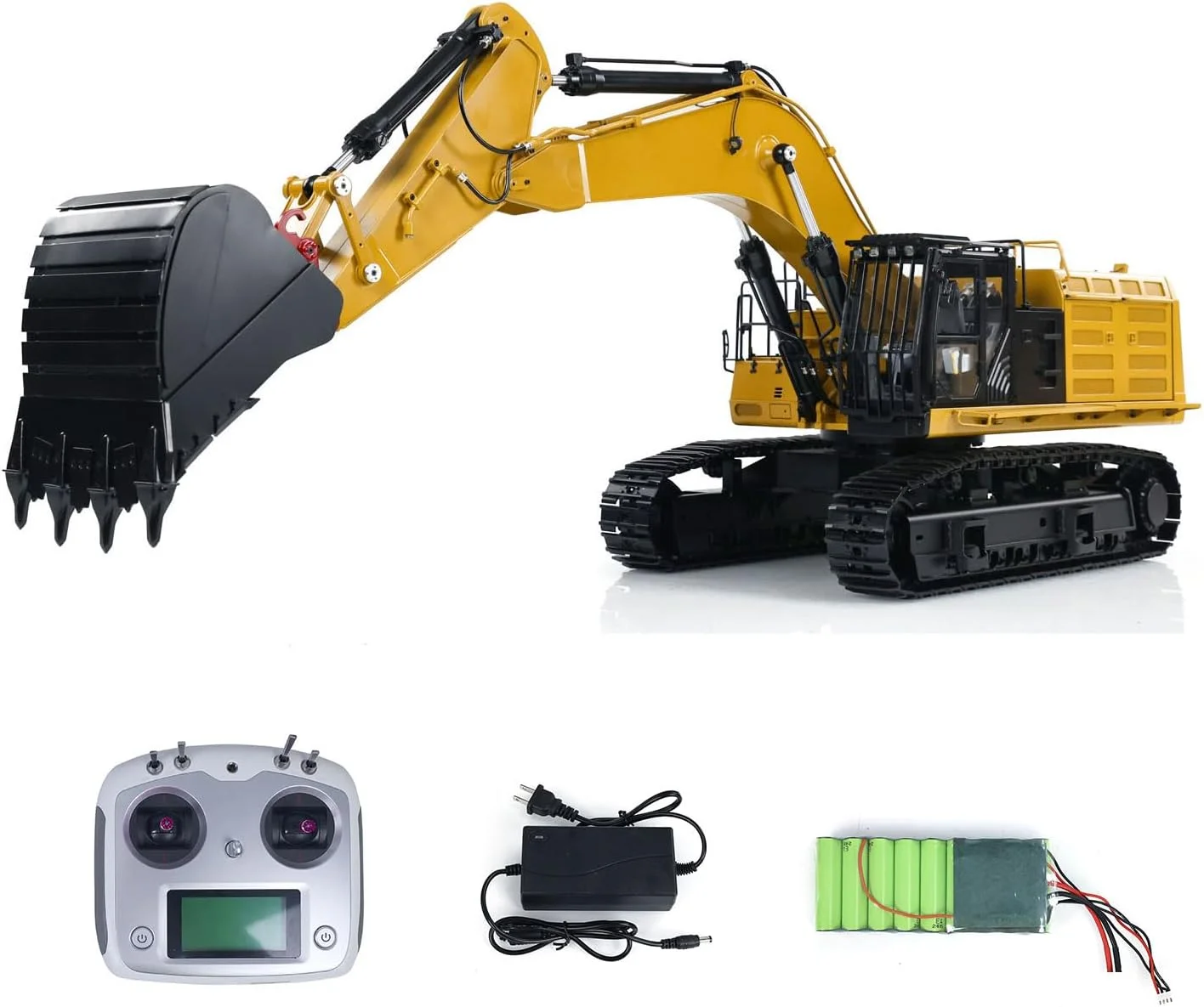 بیل مکانیکی هیدرولیک آرسی فلزی BMG مدل CAT-374F مقیاس 1/14، ماشین آلات مهندسی کنترل از راه دور، مدل قطعات کامیون آرسی TH22477-AMZUS2-S