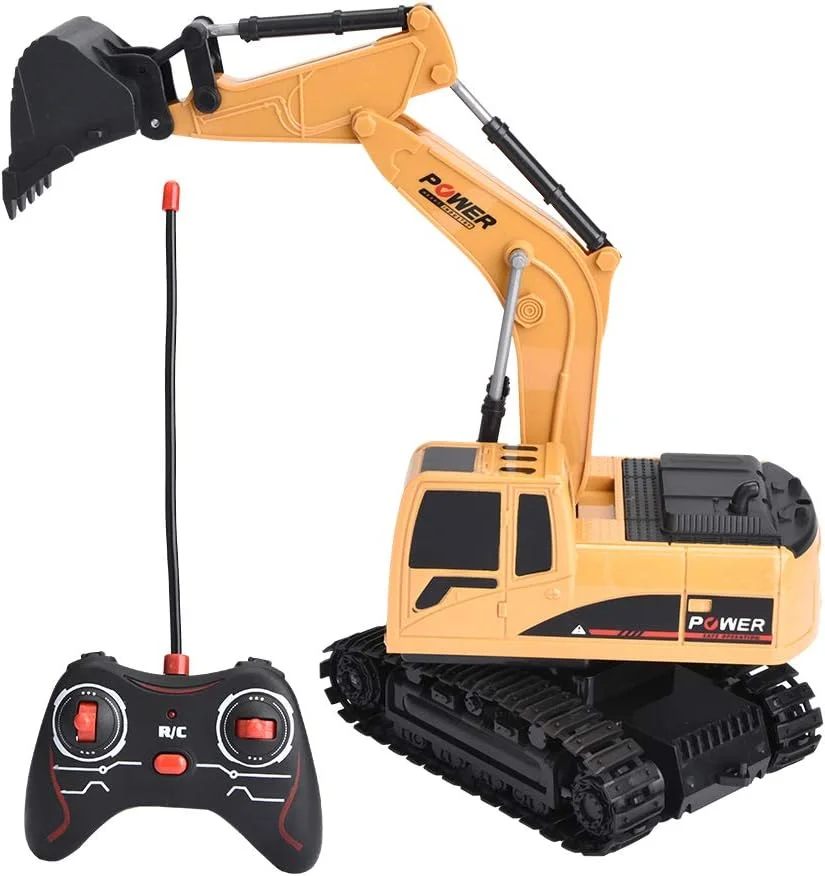 کامیون بیل مکانیکی RC، 6 کانال، مقیاس 1/24، ماشین مهندسی RC (اندازه: نسخه آلیاژی)