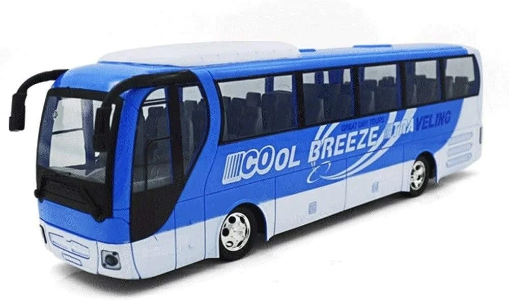 اتوبوس کنترلی اسباب بازی کودک پسرانه، مدل اتوبوس شهری و مدرسه با صدا و نور شبیه سازی شده، اسباب بازی های الکتریکی برای کودکان