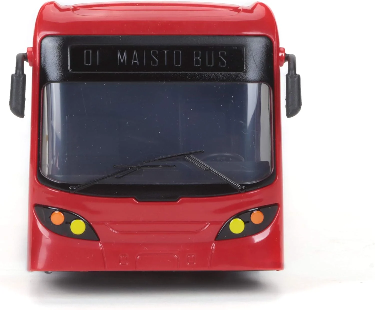 اتوبوس شهری کنترلی مایستو تک با فرکانس 27 مگاهرتز، سایز 33 سانتی متر، قرمز