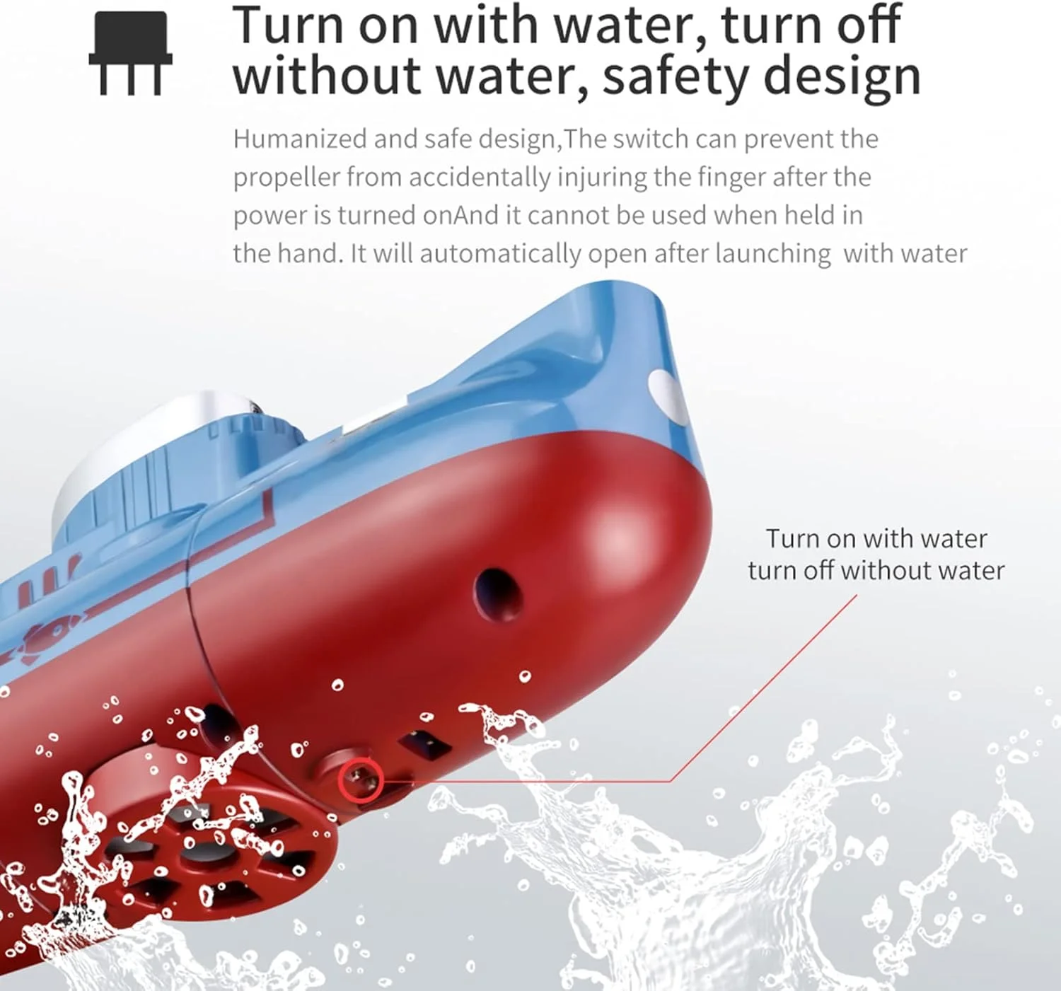 زیردریایی مینی RC اونا، قایق کنترل از راه دور، اسباب بازی ضد آب RC برای کودکان زیردریایی مینی RC اونا، قایق کنترل از راه دور، اسباب بازی ضد آب RC برای کودکان