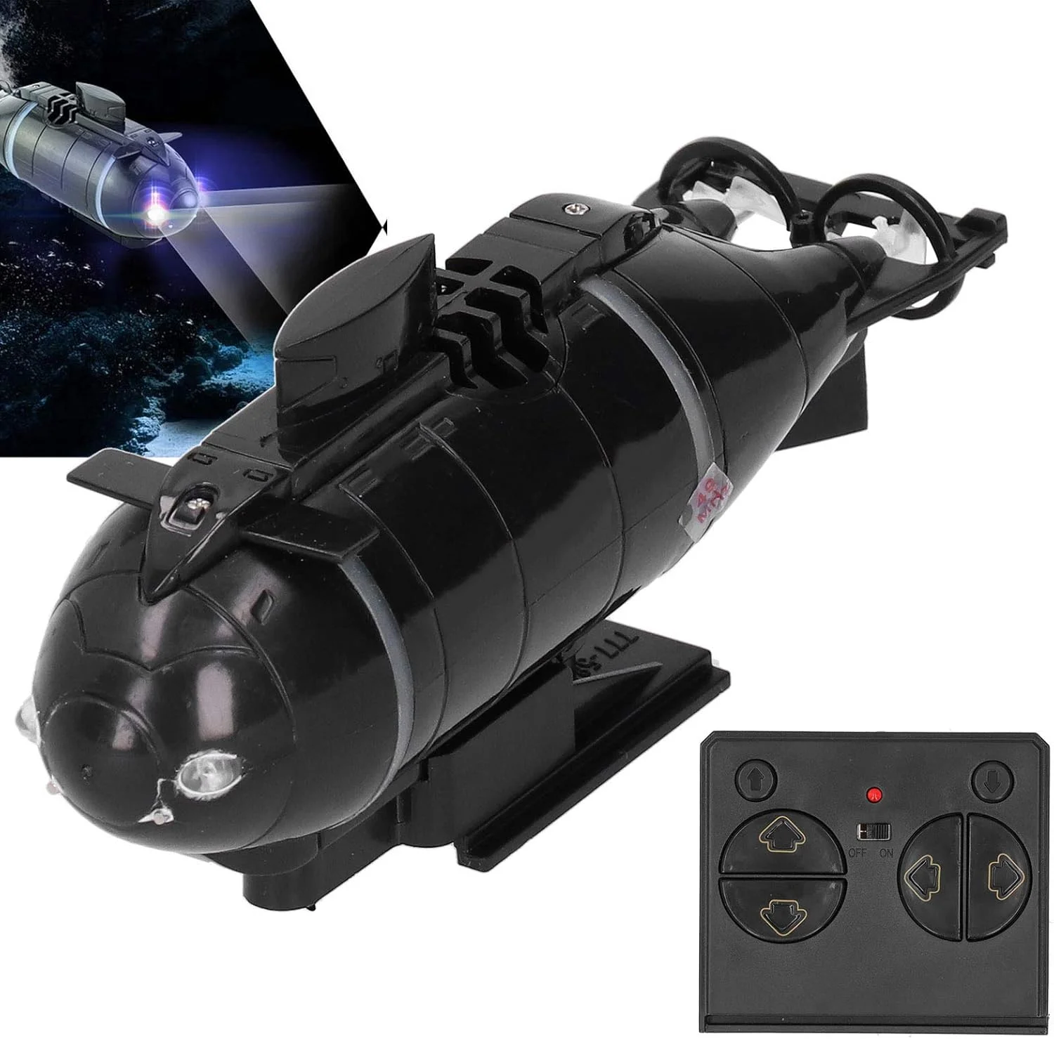 اسباب بازی زیردریایی مینی RC Zhed، قایق کشتی کنترل از راه دور بی سیم 6 کانال 2.4G با سرعت بالا، اسباب بازی غواصی الکتریکی ضد آب واقعی در استخرها، دریاچه، حوض، بهترین هدیه برای پسران کودک