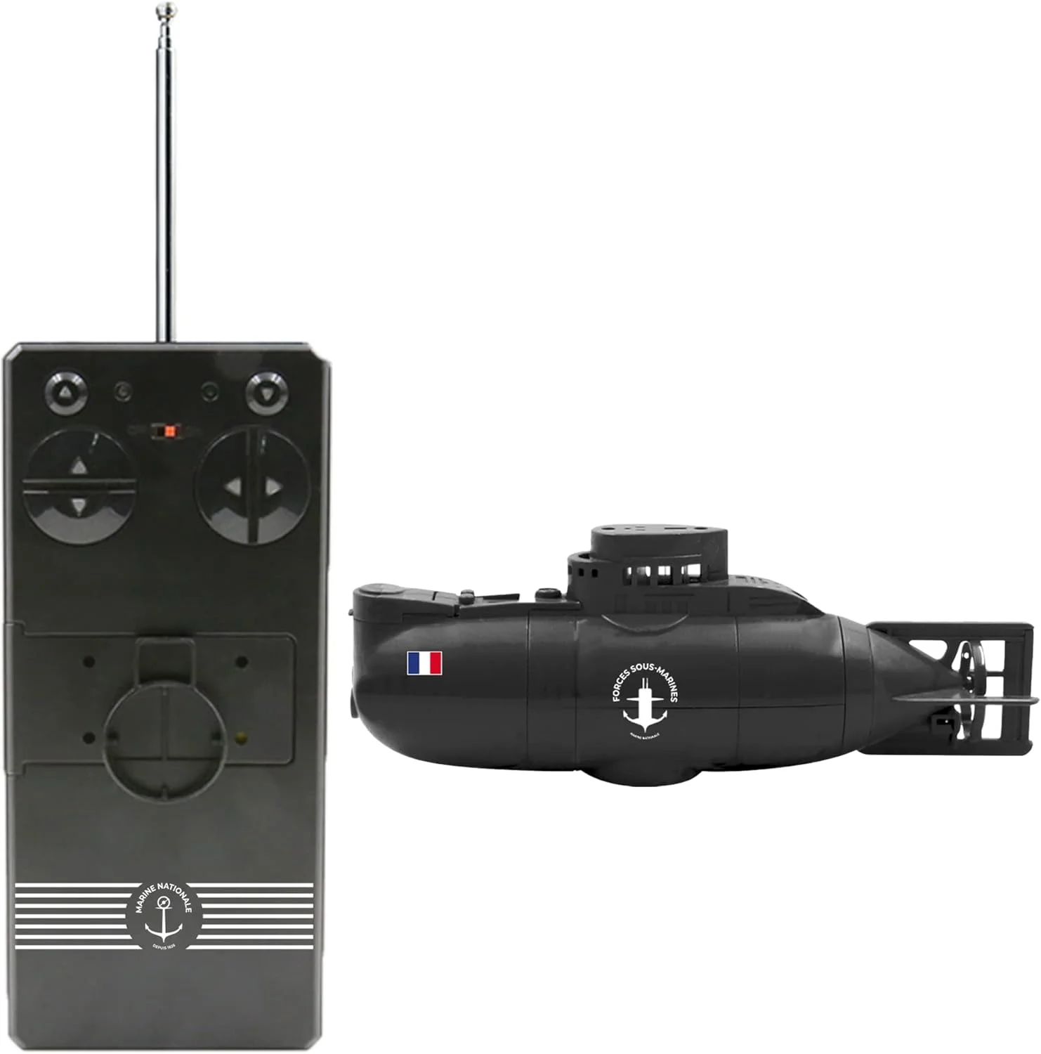 توربو چلنج - زیردریایی - نشنال مارین - 094885 - قایق کنترل از راه دور - مشکی - 1/16 - آماده حرکت - باتری قابل شارژ و باتری ها شامل می شود - پلاستیکی - از 6 سال