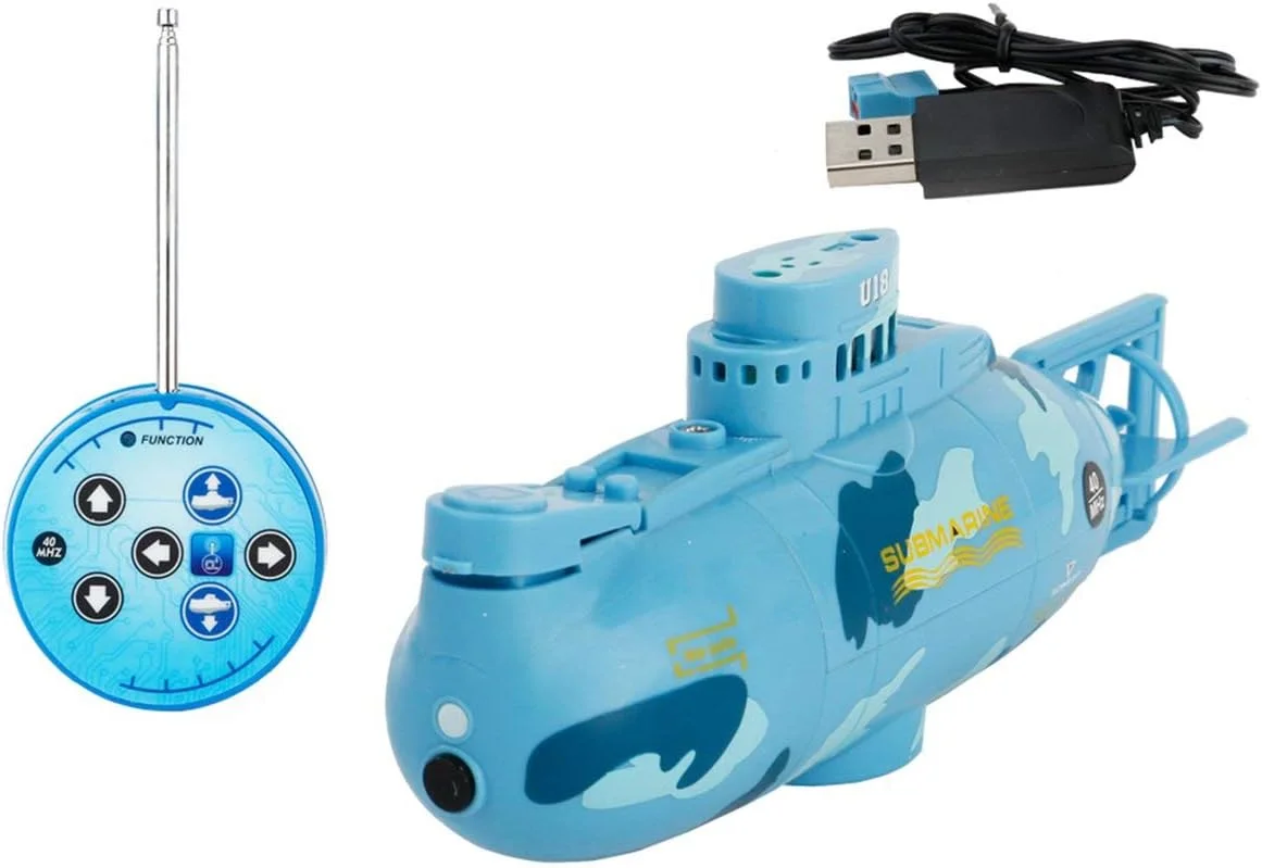 💚 مدل زیردریایی کوچک آرسی WellingtonAE، قایق موتوری پرقدرت آرسی، اسباب بازی فضای باز به همراه کنترل از راه دور