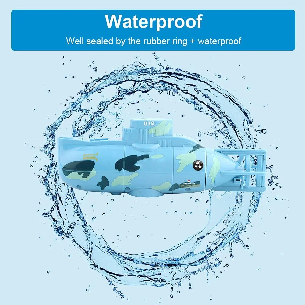 اسباب بازی زیردریایی VGEBY1، مدل زیردریایی کنترل از راه دور شارژی قایق غواصی (آبی)