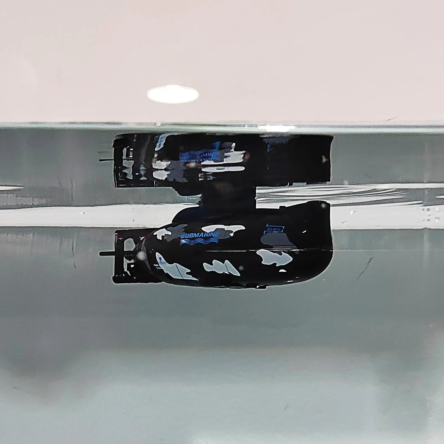 زیردریایی مینی RC Tipmant، مدل کشتی قایق کنترل از راه دور رادیویی، اسباب بازی برقی ضد آب غواصی هدیه کودکان - مشکی