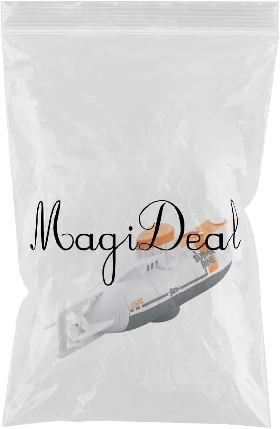 اسباب بازی زیردریایی مینی آرسی کنترلی کودک، سرعت 0.1 متر بر ثانیه، قایق کنترل از راه دور، هدیه، سفید