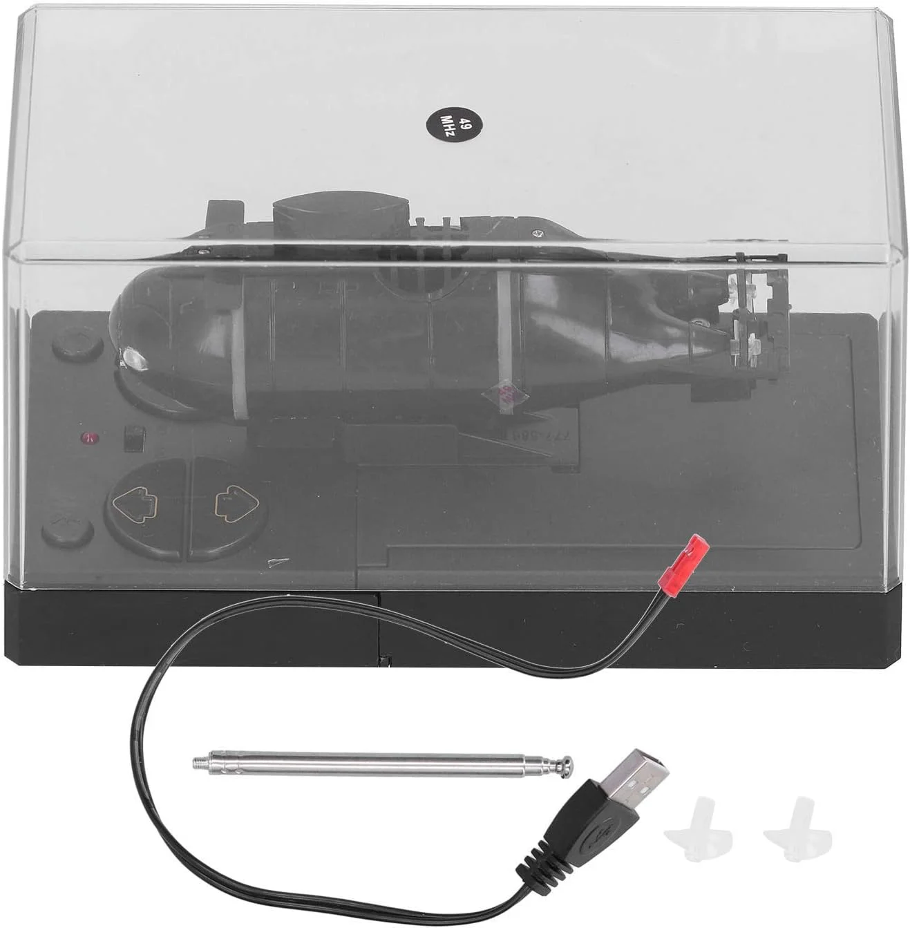 اسباب بازی زیردریایی RC، زیردریایی مینی 6 کاناله 2.4G با کنترل از راه دور شبیه سازی شده، اسباب بازی برقی زیردریایی شارژی هدیه کودکان