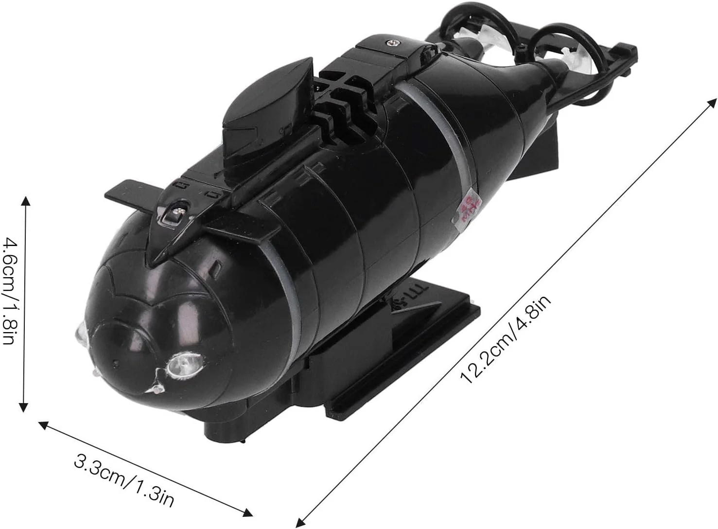 زیردریایی کنترلی، 6 کانال 2.4G بی سیم پلاستیکی شبیه سازی زیردریایی کوچک هدیه ای مناسب برای کودکان
