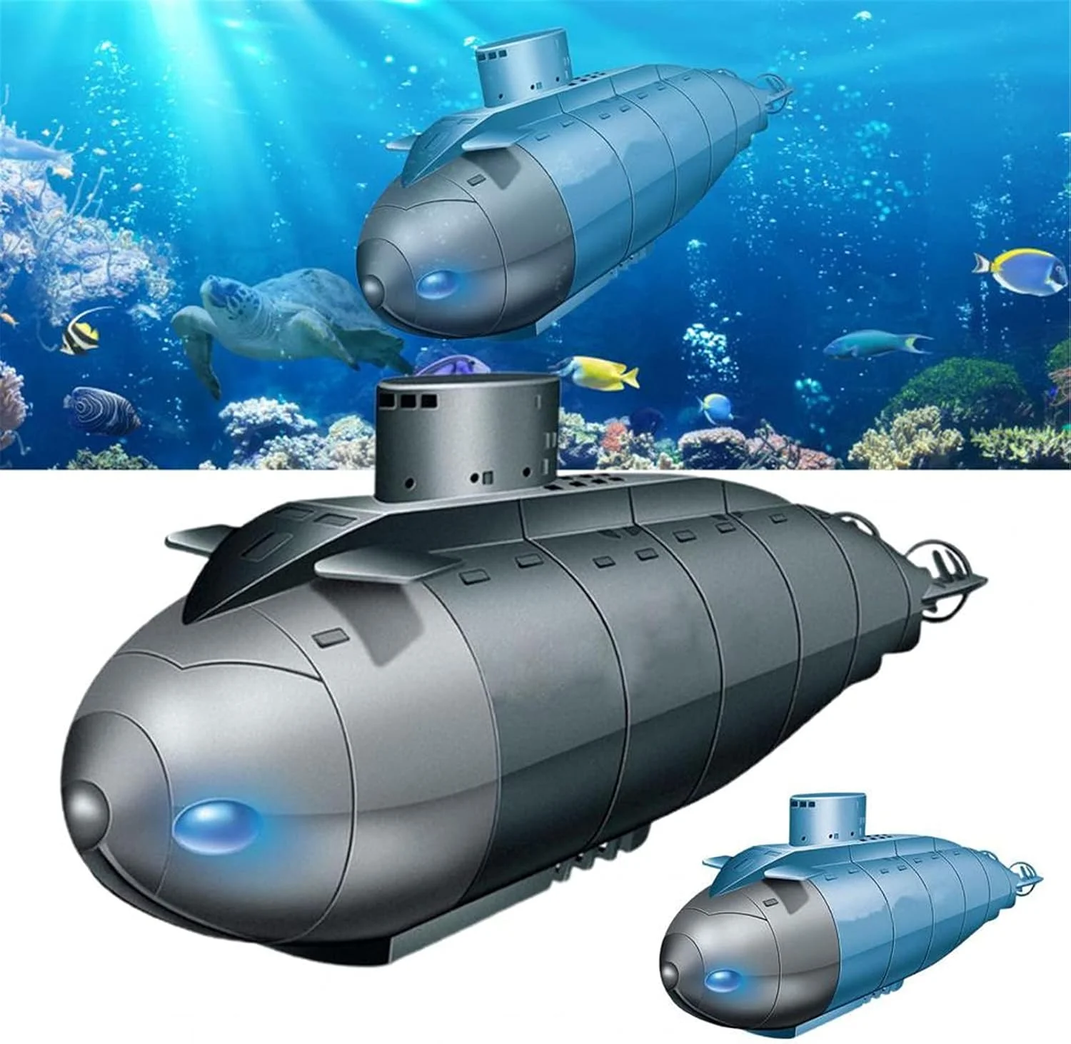 مینی زیردریایی کنترلی رادیویی 2.4G، قایق موتوری الکتریکی کنترلی، اسباب بازی مدل قایق کنترلی، هدیه تولد برای کودکان