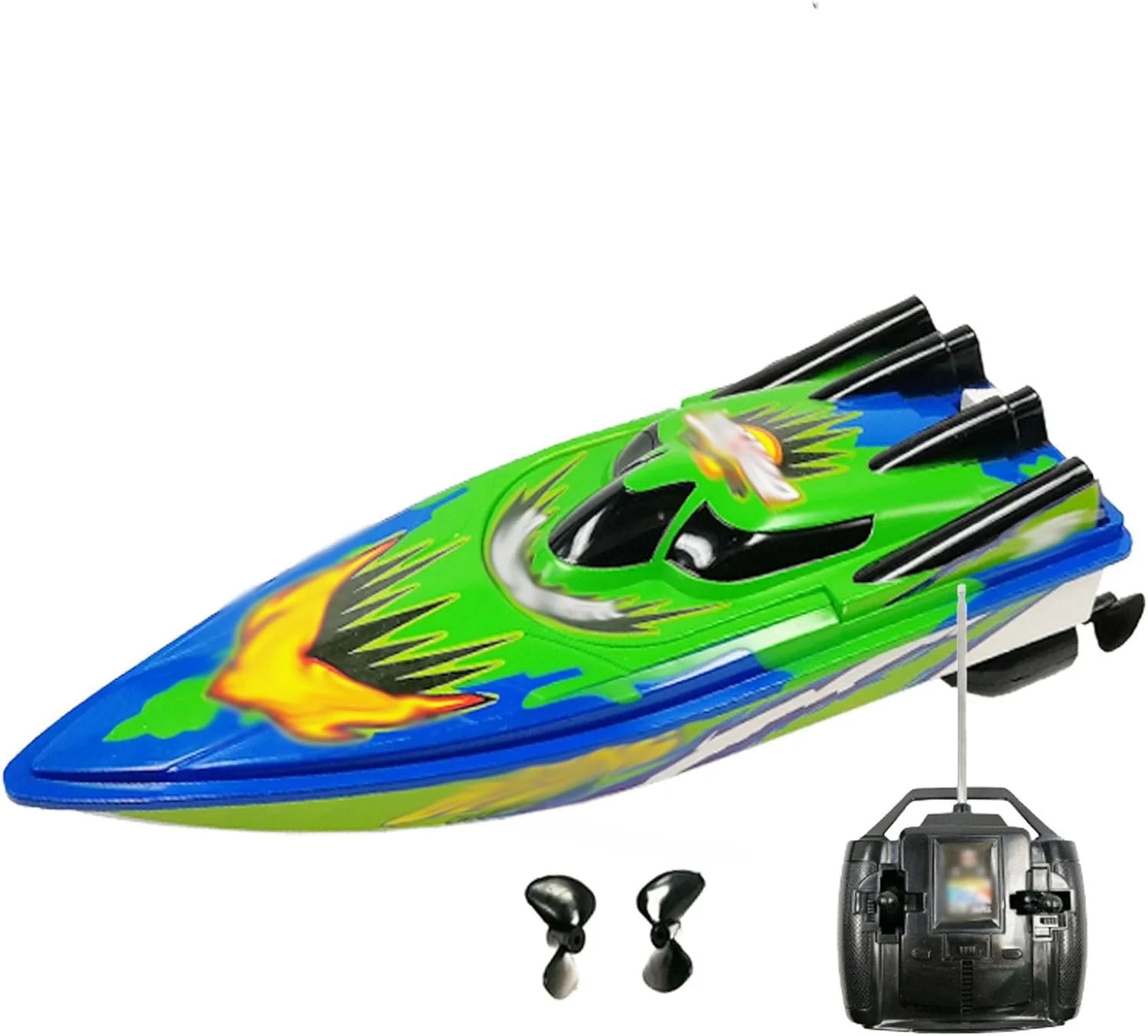 قایق آرسی فروشگاه سفید، قایق ماهیگیری، قایق ماهی یاب، قایق طعمه ماهیگیری کنترل از راه دور، موتور دوتایی، لوازم جانبی قایق آرسی، هدیه ماهیگیری در فضای باز برای ماهیگیران (رنگ: سبز)