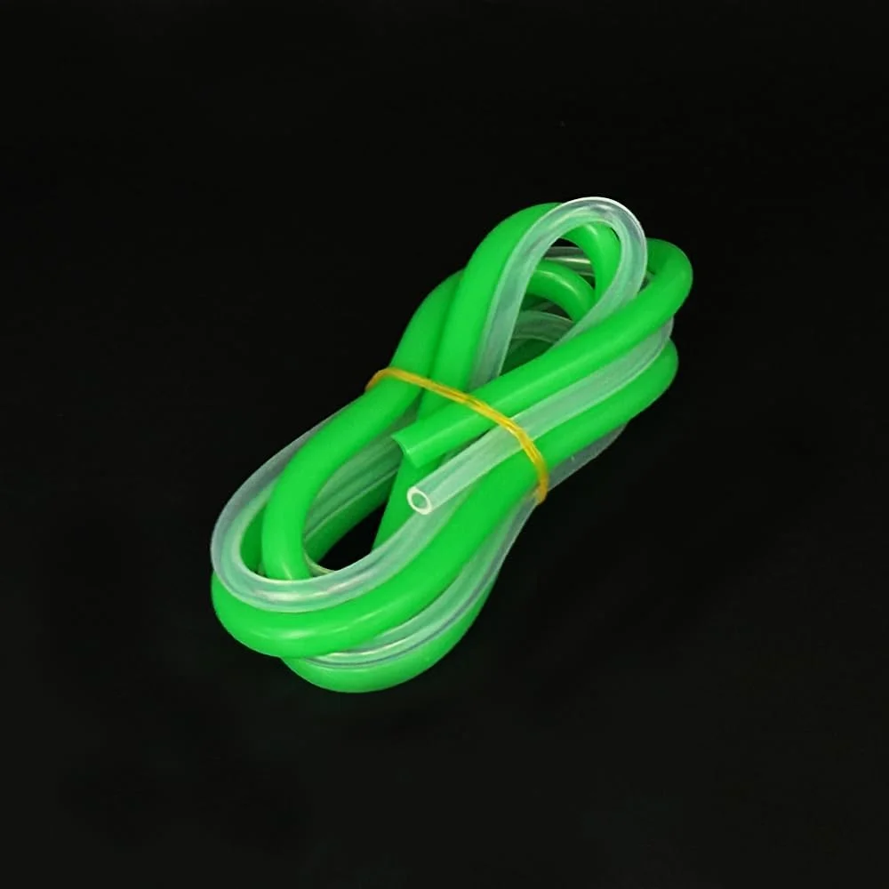 2 عدد لوله خنک کننده آب قایق RC، لوله سیلیکونی خنک کننده آب 3x5mm 4x7mm برای قطعات سیستم خنک کننده آب قایق مدل RC DIY (سبز، شفاف)