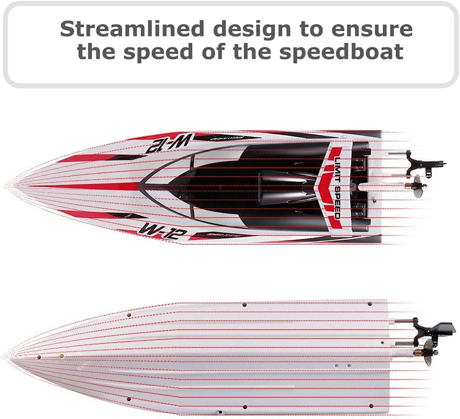 قایق اسباب بازی کنترلی ویستینگ مدل WL912-A با سرعت 35 کیلومتر بر ساعت و محافظت در برابر واژگونی
