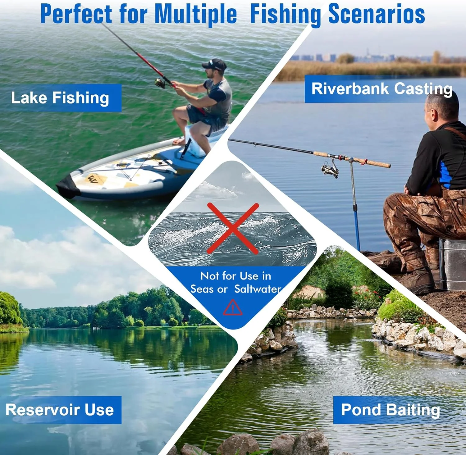 قایق طعمه پاشی RC - قایق کنترل از راه دور 500 متری برای بزرگسالان با موتورهای دوگانه، ظرفیت 2 کیلوگرمی، 3 محفظه مستقل طعمه، باتری 12000 میلی آمپر ساعتی برای 4 ساعت بازی - برای ماهیگیری حرفه ای