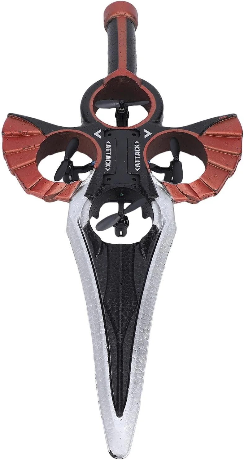 شمشیر پرنده کنترلی با حسگر حرکتی، پاسخ دقیق، فوم سبک وزن، هواپیمای کنترلی با نور LED، هدیه برای پسران و دختران (برنج عتیقه) شمشیر پرنده کنترلی با حسگر حرکتی، پاسخ دقیق، فوم سبک وزن، هواپیمای کنترلی با نور LED، هدیه برای پسران و دختران (برنج عتیقه)