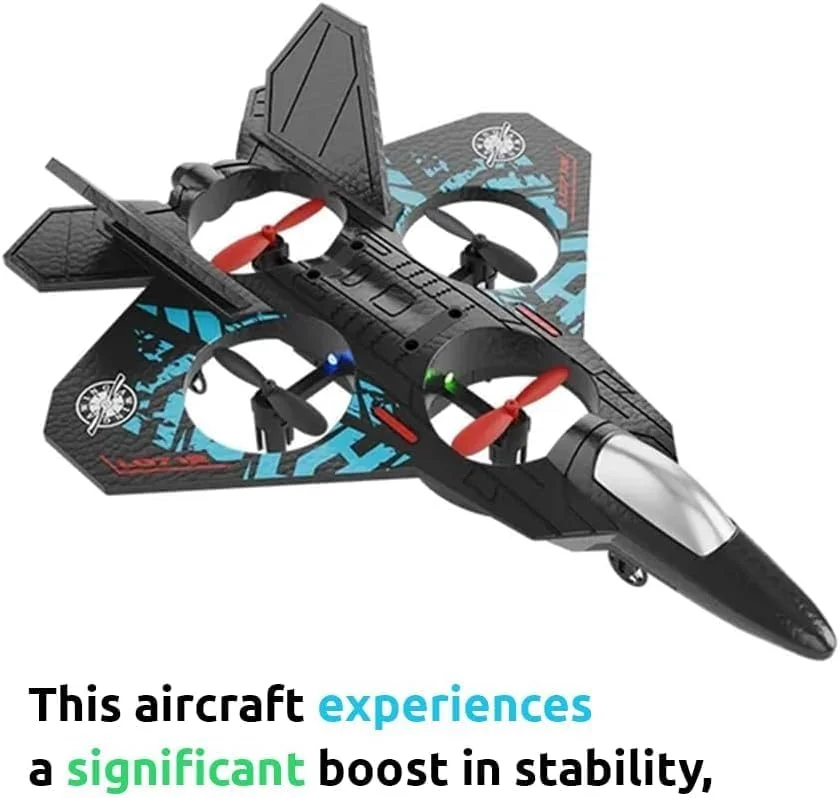هواپیمای کنترلی TOY GARDEN L0712 با قابلیت شناور شدن خودکار، چرخش 3D، چراغ های LED، شارژ USB، هدیه ای برای کودکان، مبتدیان و بزرگسالان