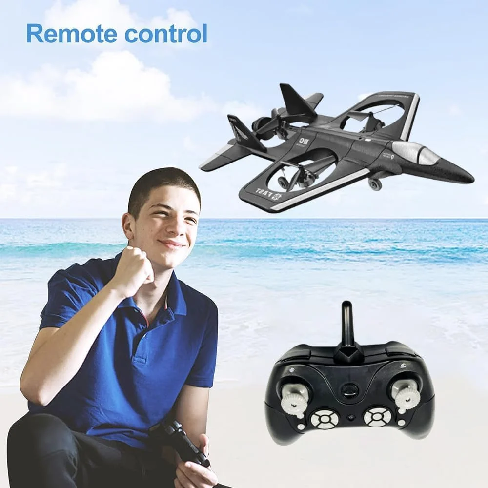 هواپیمای جنگنده اسباب بازی باغچه، هواپیمای آرسی با پرواز آسان، هواپیمای کنترل از راه دور بادوام، هدیه ای برای پسران و دختران، بازی سرگرم کننده در فضای باز