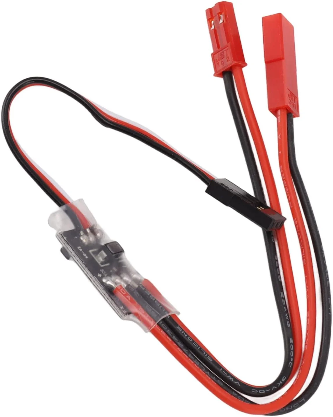 سوئیچ الکترونیکی RC سوراندی 3-30 ولت با جریان بالا و چراغ نشانگر وضعیت خروجی، طراحی قابل حمل، 7 گرم سوئیچ الکترونیکی RC سوراندی 3-30 ولت با جریان بالا و چراغ نشانگر وضعیت خروجی، طراحی قابل حمل، 7 گرم