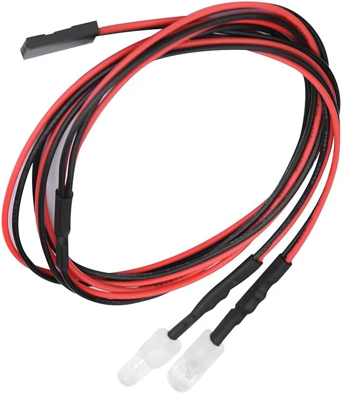 چراغ های LED بادوام ماشین دریفت آرسی سوراندی، نصب آسان و مصرف برق پایین، مناسب برای کلکسیونرهای ماشین آرسی، 2 عدد چراغ جلو 5 میلی متری با کابل بلند (نور رنگی شماره 10) چراغ های LED بادوام ماشین دریفت آرسی سوراندی، نصب آسان و مصرف برق پایین، مناسب برای کلکسیونرهای ماشین آرسی، 2 عدد چراغ جلو 5 میلی متری با کابل بلند (نور رنگی شماره 10)