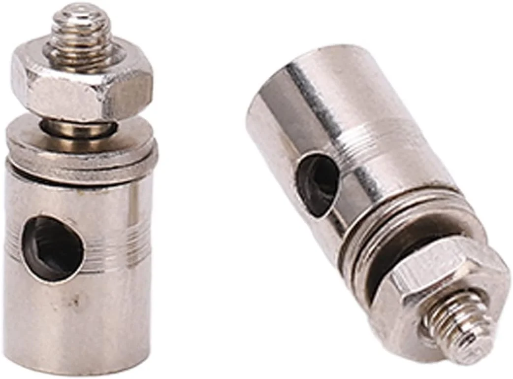 اتصال دهنده میله فشاری RC استیل ضد زنگ سبک وزن سوراندی D1.8mm بسته 10 عددی برای قطعات DIY هواپیمای مدل