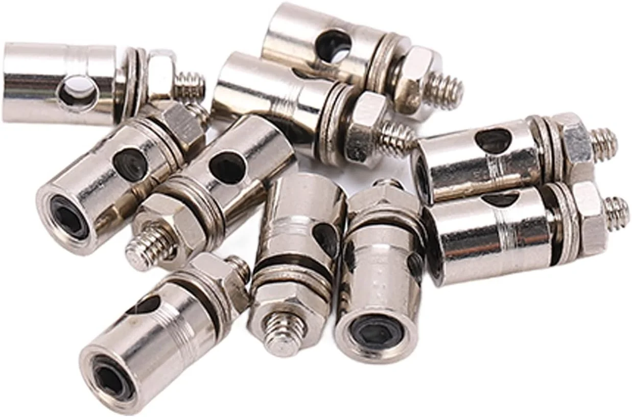اتصال دهنده میله فشاری RC استیل ضد زنگ سبک وزن سوراندی D1.8mm بسته 10 عددی برای قطعات DIY هواپیمای مدل