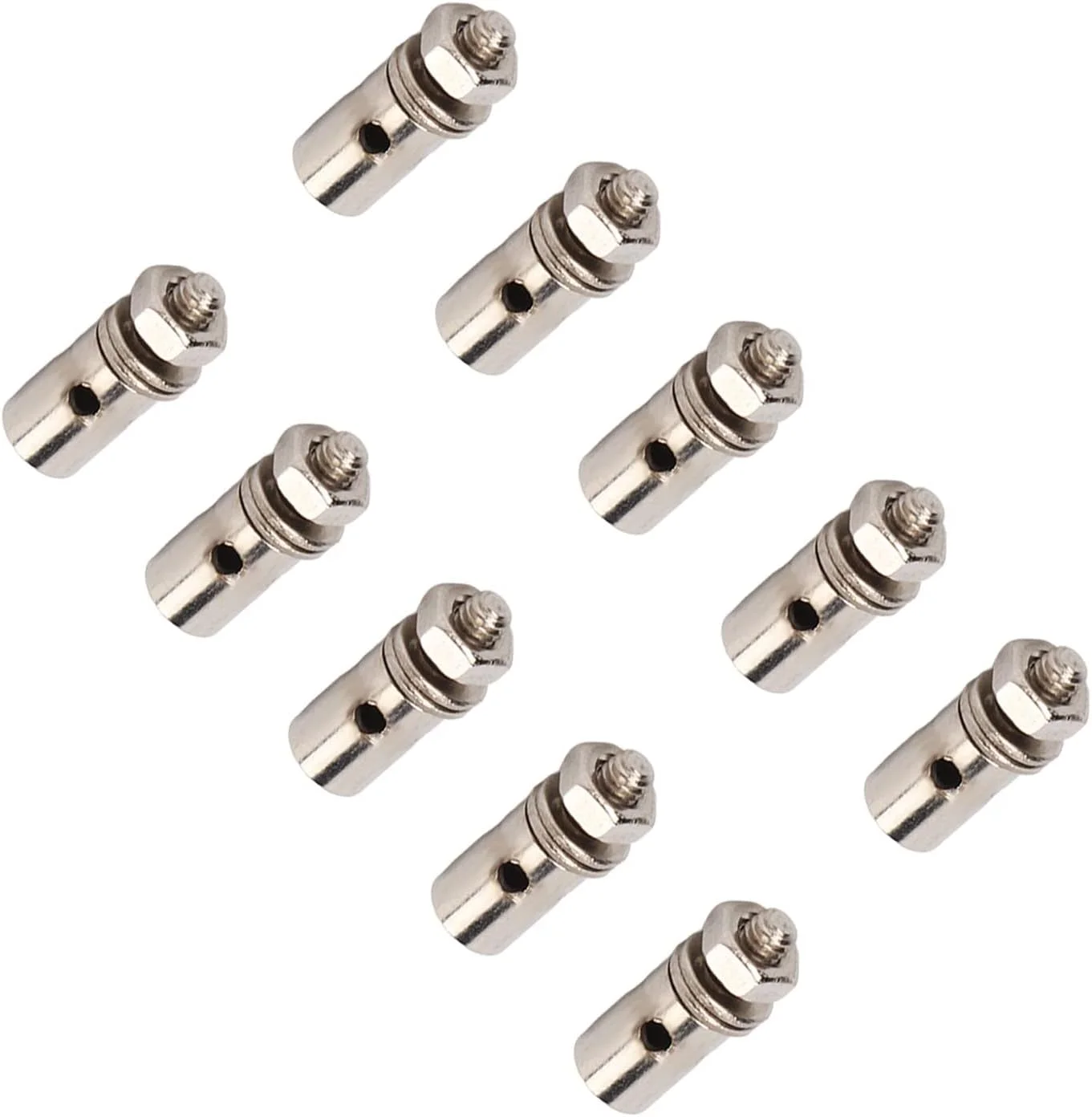 اتصال دهنده میله فشاری سروو قابل تنظیم 1.3 میلی متری Sorandy، قطعه ارتقاء هواپیما سبک وزن برای سیم فولادی هواپیمای RC اتصال دهنده میله فشاری سروو قابل تنظیم 1.3 میلی متری Sorandy، قطعه ارتقاء هواپیما سبک وزن برای سیم فولادی هواپیمای RC