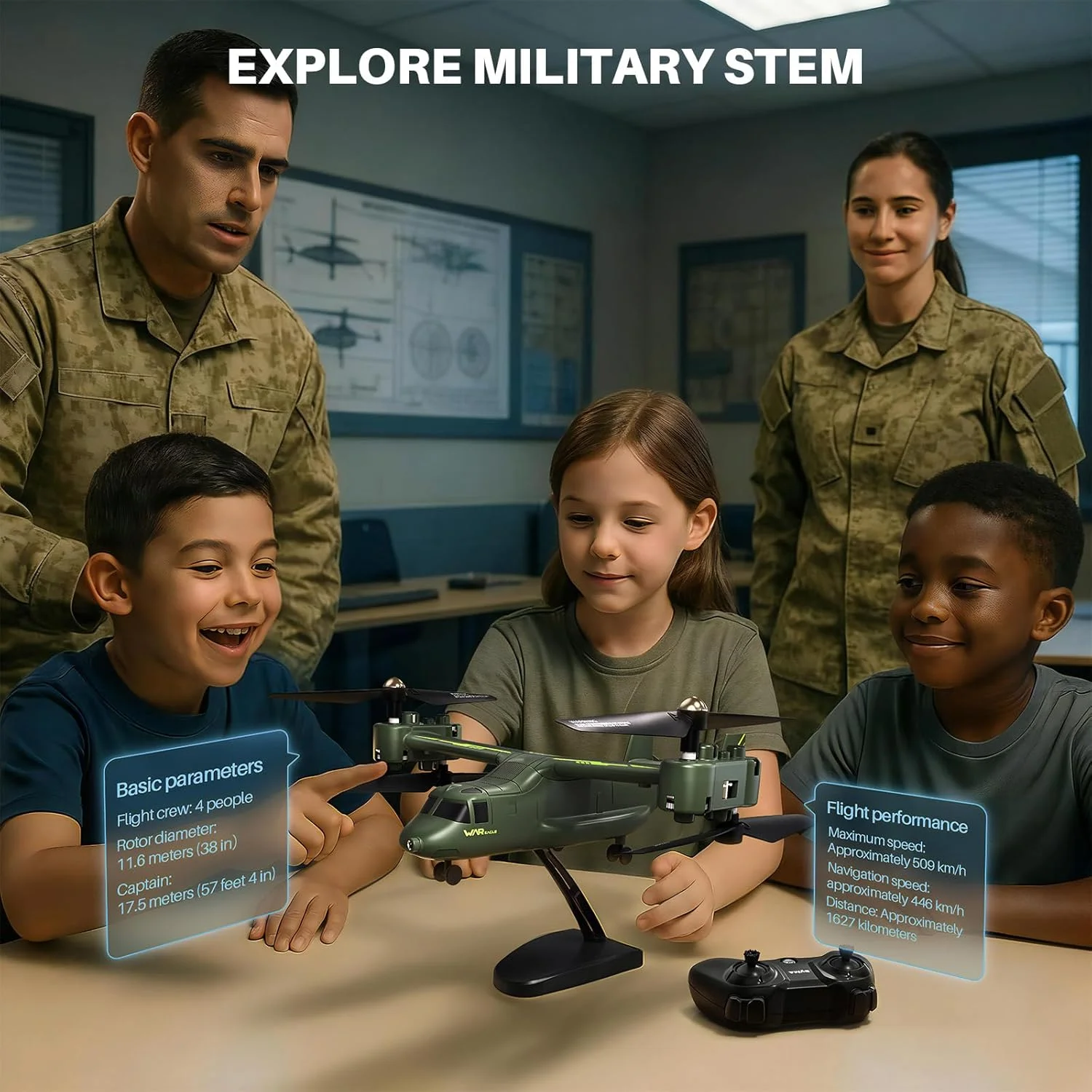 هلیکوپتر کنترلی نظامی SYMA X550، هلیکوپتر 4 کاناله با سرعت بالا و پایین، پروازهای نمایشی متعدد، حفظ ارتفاع، مدل ارتشی برای نمایش و کلکسیون هلیکوپتر کنترلی نظامی SYMA X550، هلیکوپتر 4 کاناله با سرعت بالا و پایین، پروازهای نمایشی متعدد، حفظ ارتفاع، مدل ارتشی برای نمایش و کلکسیون