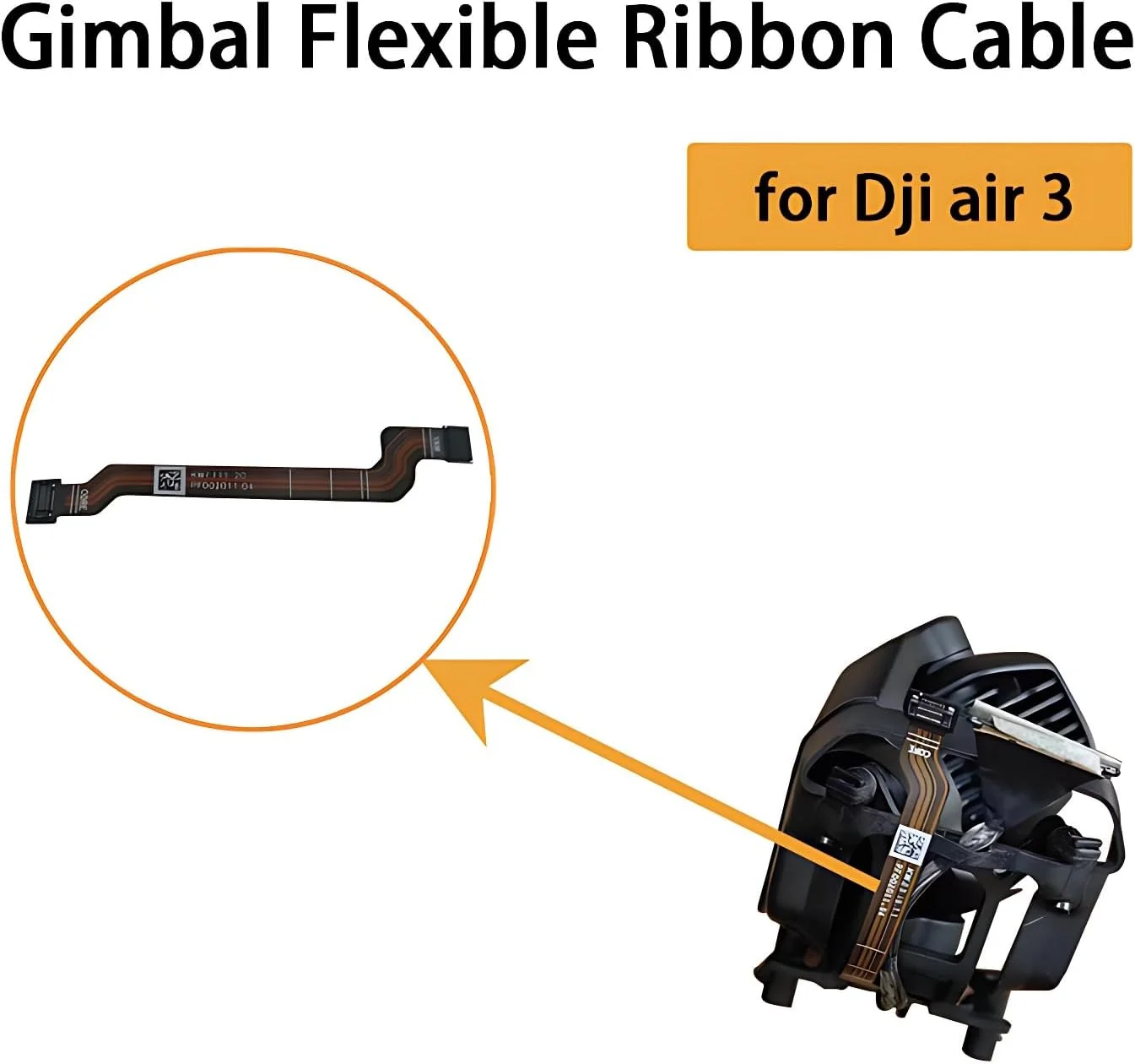 کابل فلت گیمبال دوربین جایگزین برای پهپاد DJI Air 3