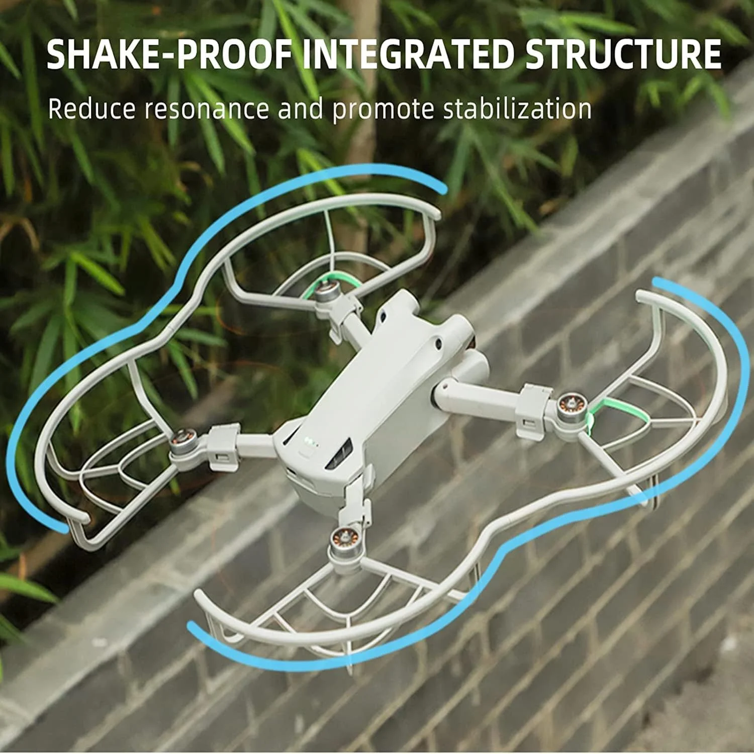 محافظ پروانه 360 درجه SYOSI Mini 3 Pro، محافظ پروانه جداشدنی با رهاسازی سریع برای DJI Mini 3 Pro، حلقه ضد سقوط پروانه Mini 3 Pro، نگهدارنده پروانه برای لوازم جانبی DJI Mini 3 Pro.