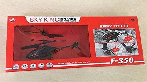 هلیکوپتر پروازی کنترلی Sky King Toy Land با تیغه های نشکن و حسگرهای مادون قرمز