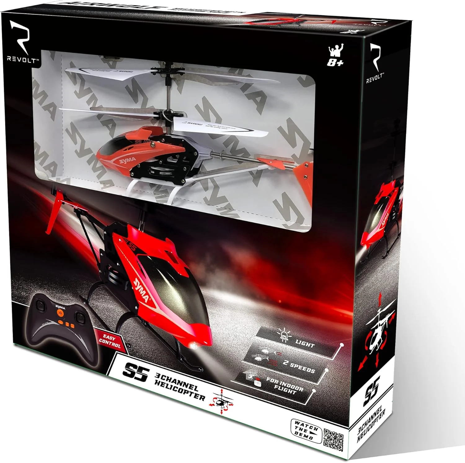 هلیکوپتر سرعت Syma - I/R S5 قرمز (50400)