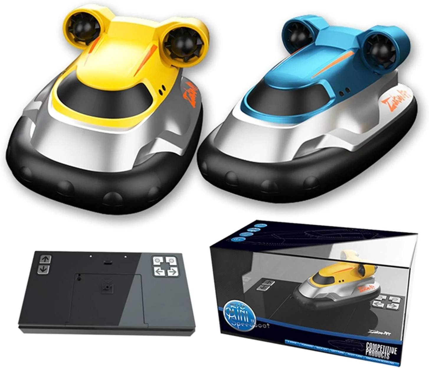 مینی قایق کنترلی 2.4G، مدل قایق تندرو کنترلی برای استخر و اسباب بازی پسرانه
