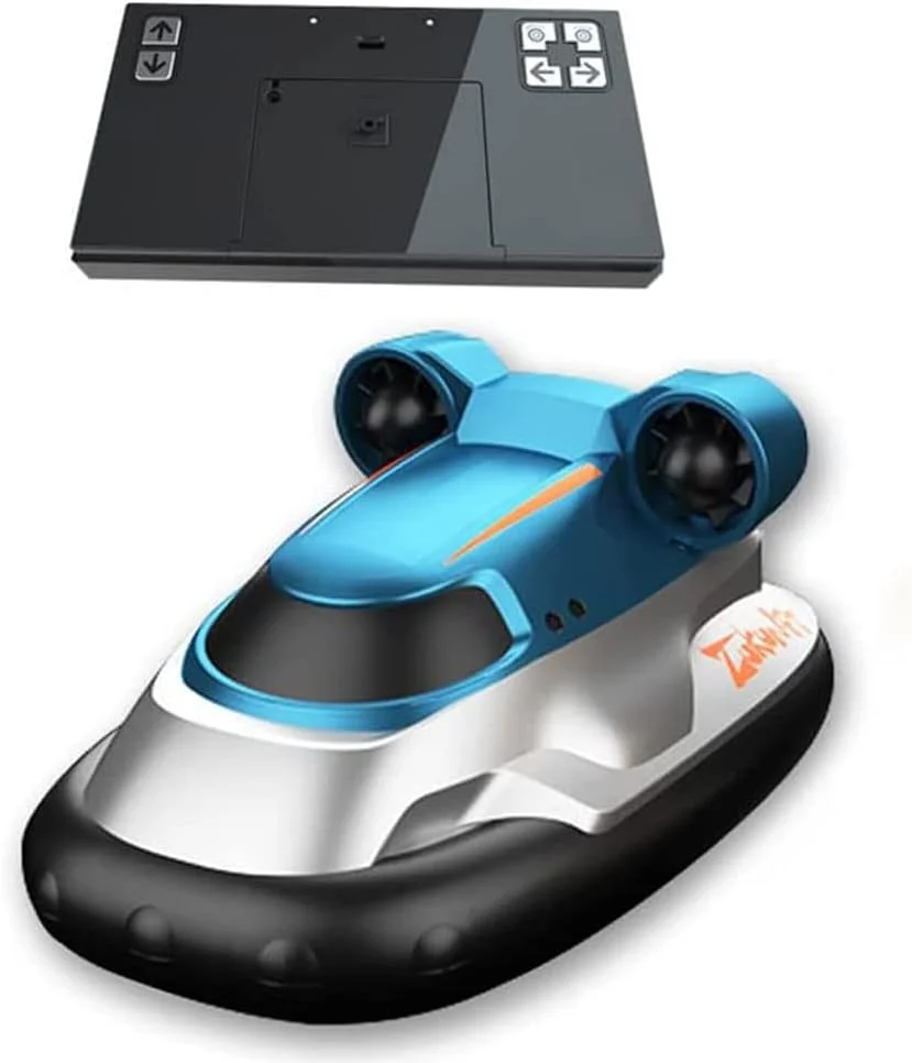 مینی قایق آرسی 2.4G، هاورکرافت کنترل از راه دور، اسباب بازی استخر شنا برای کودکان، اسباب بازی وان حمام آکواریوم ماهی