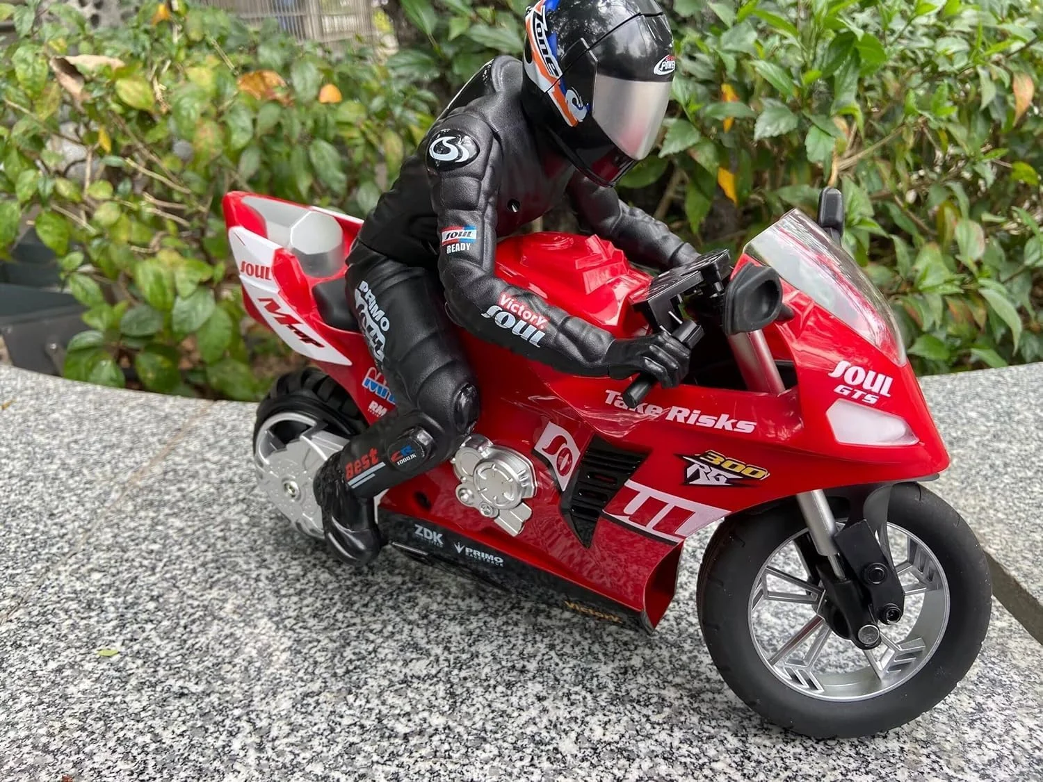 موتور سیکلت کنترلی بسیار بزرگ 35 سانتی متری SOWOFA، اسباب بازی حرفه ای RC دریفت، موتور سیکلت تعادل خودکار مسابقه ای 14+ (رنگ تصادفی)