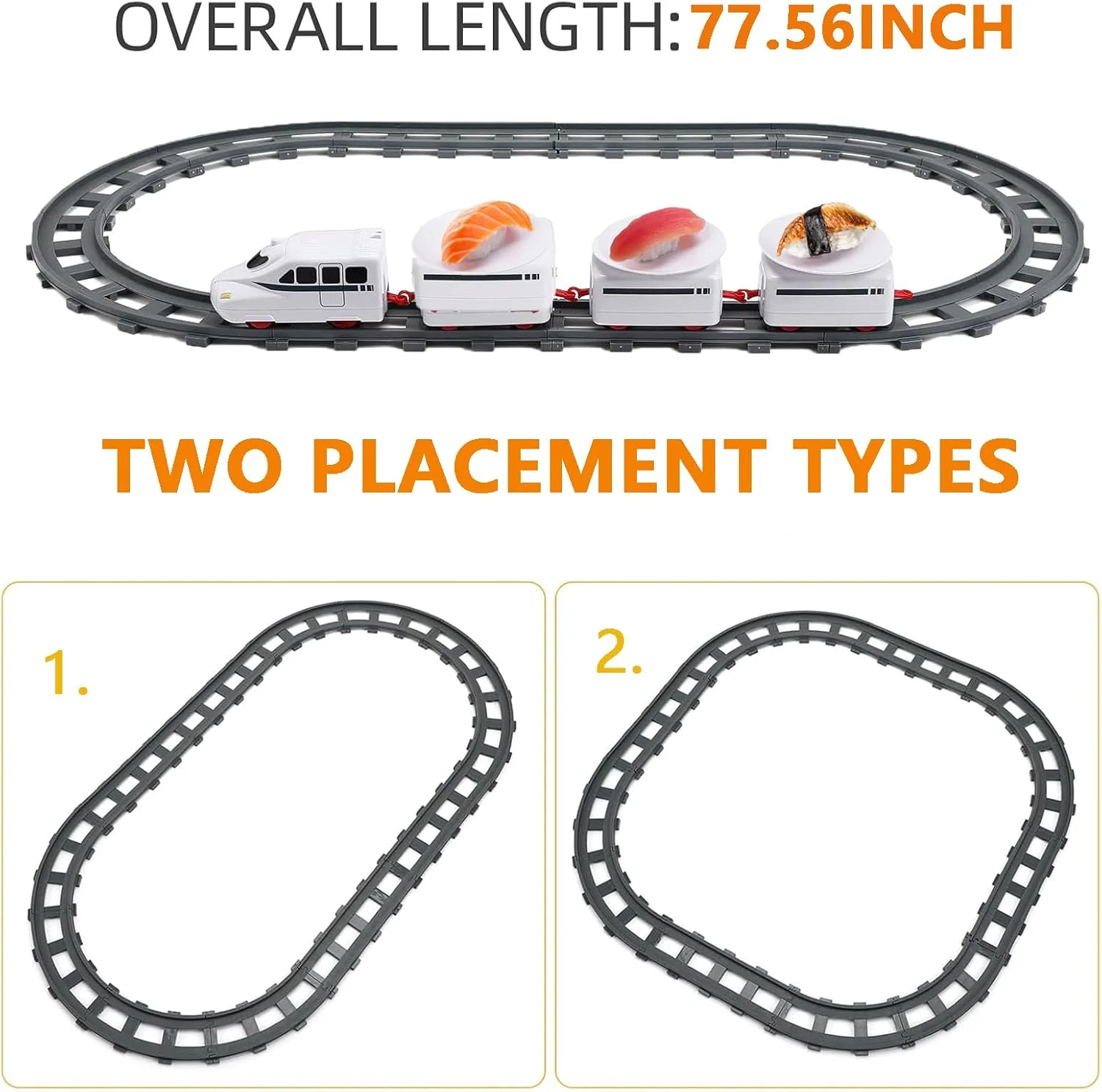 سینی گردان سوشی قطار غذا اسباب بازی قطار برقی با باتری سینی سرو سوشی زیر درخت کریسمس مسیر قطار برای کودکان پسران دختران سینی گردان سوشی قطار غذا اسباب بازی قطار برقی با باتری سینی سرو سوشی زیر درخت کریسمس مسیر قطار برای کودکان پسران دختران