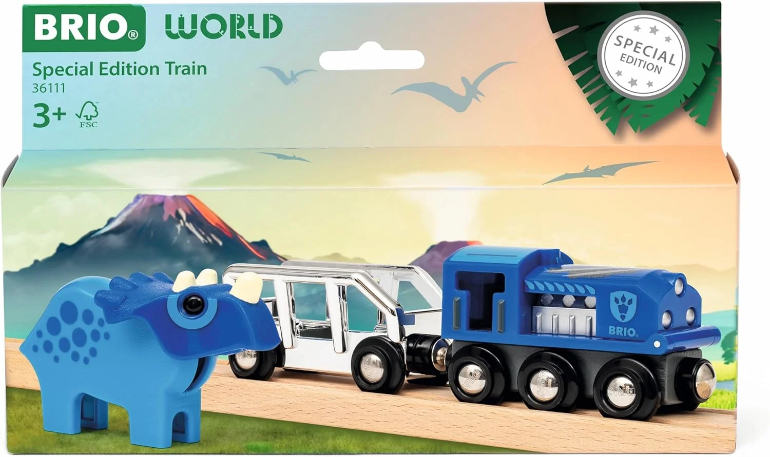 قطار نسخه ویژه BRIO World 36111 (2025) | قطار اسباب بازی نسخه محدود برای کودکان از 3 سال قطار نسخه ویژه BRIO World 36111 (2025) | قطار اسباب بازی نسخه محدود برای کودکان از 3 سال