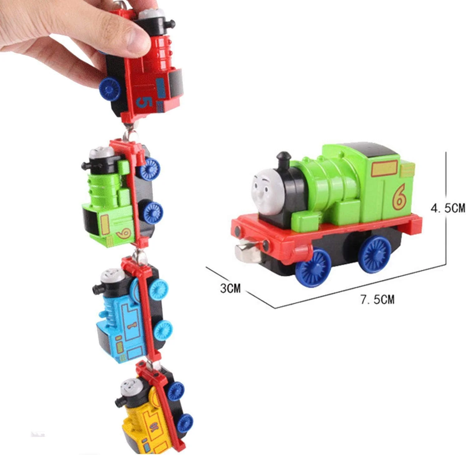 مجموعه اسباب بازی قطار 4 تکه، اسباب بازی های آموزشی راه آهن هدیه برای کودکان