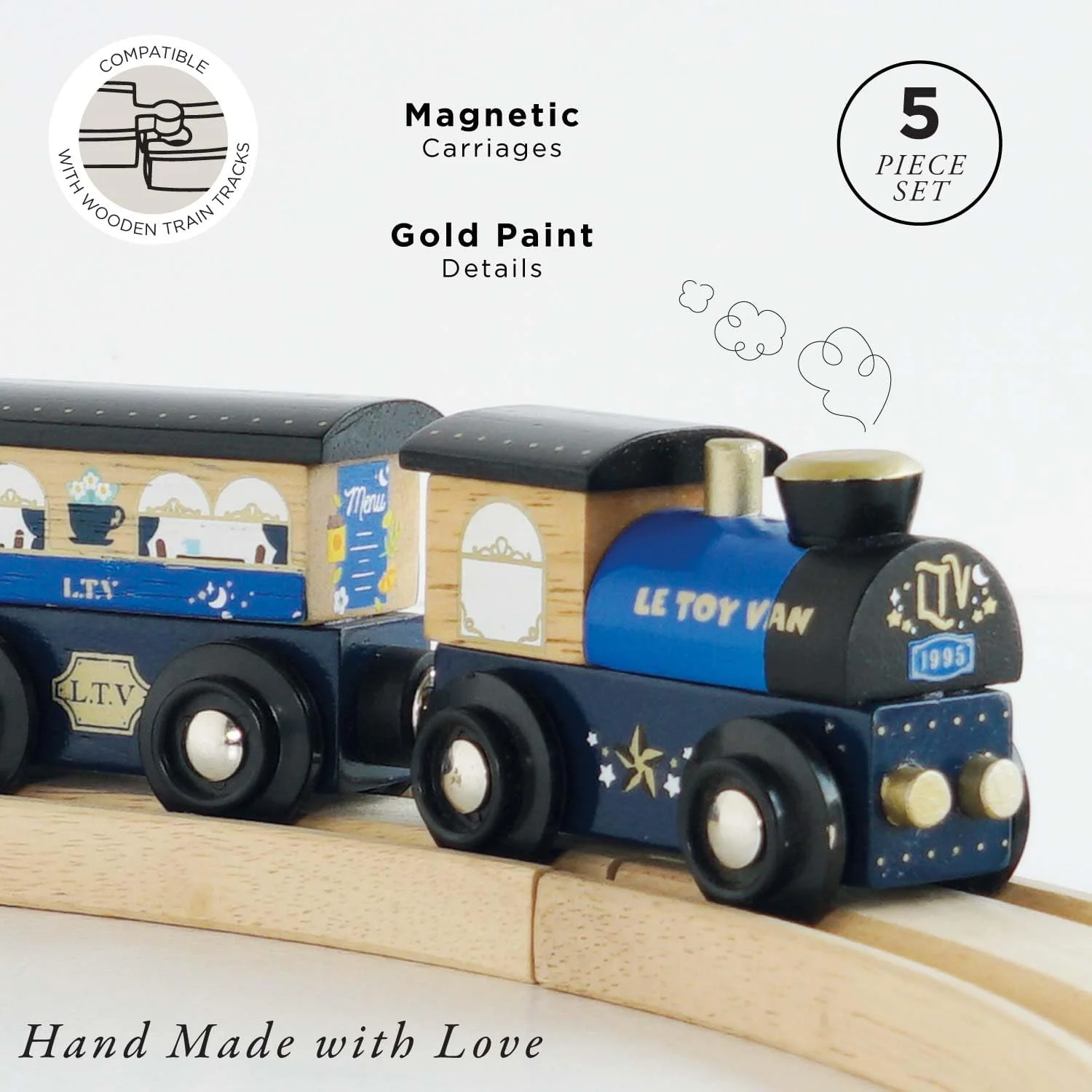 قطار گرگ و میش آبی رنگ Le Toy Van