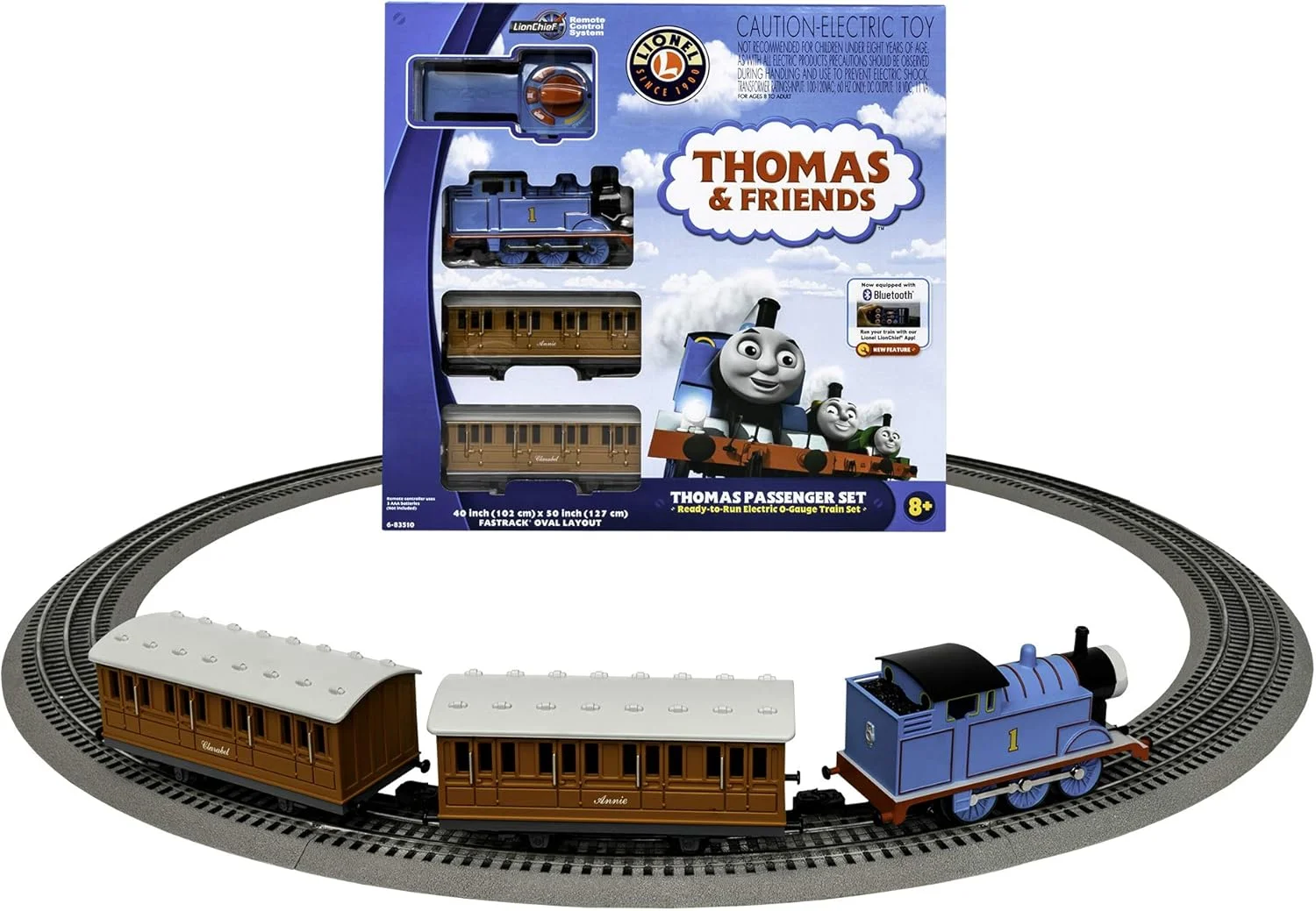 مجموعه قطار برقی مدل Lionel Thomas & Friends O Gauge با بلوتوث و کنترل از راه دور