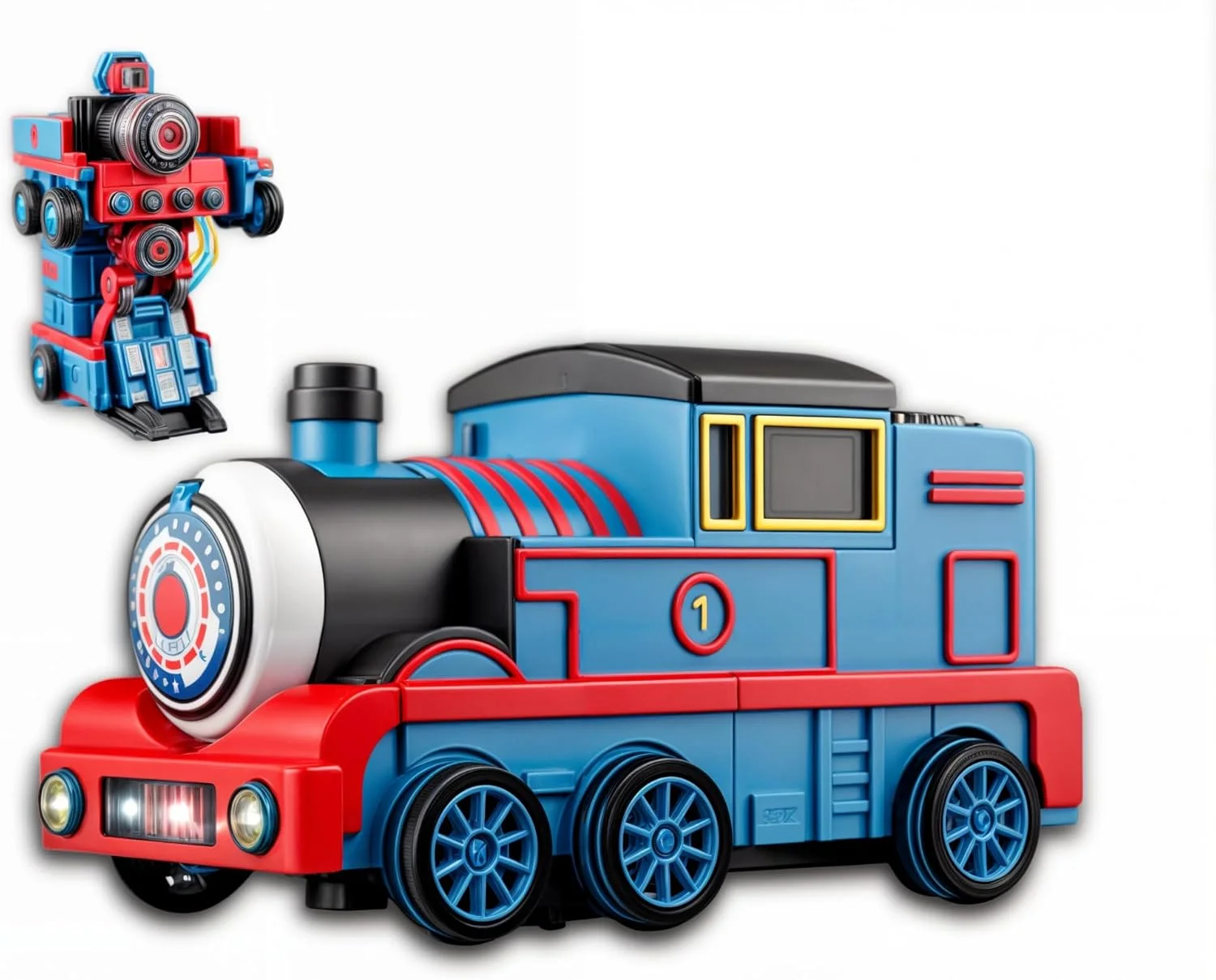 اسباب بازی قطار برقی - تبدیل شونده به ربات با نور و صدا | اسباب بازی آموزشی STEM برای سنین 2 سال به بالا | هدیه ای برای کودکان نوپا و پیش دبستانی