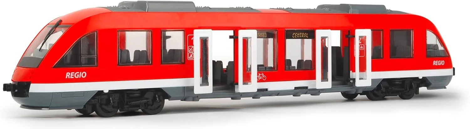 قطار شهری چرخ آزاد Dickie Toys با سقف و درهای بازشو