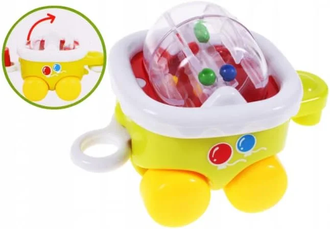 مجموعه اسباب بازی قطار برقی کارتونی Baybee برای کودکان به همراه مجموعه ریل، واگن، موسیقی، نور، بلوک های ساختمانی برای کودکان | مجموعه ریل قطار برای کودکان نوپا 1+ سال پسران دختران (مجموعه قطار)