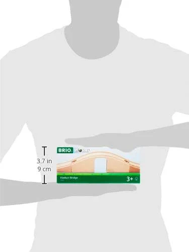 پل معلق راه آهن BRIO World - 33351 | اسباب بازی چوبی 3 تکه برای کودکان 3 سال به بالا پل معلق راه آهن BRIO World - 33351 | اسباب بازی چوبی 3 تکه برای کودکان 3 سال به بالا