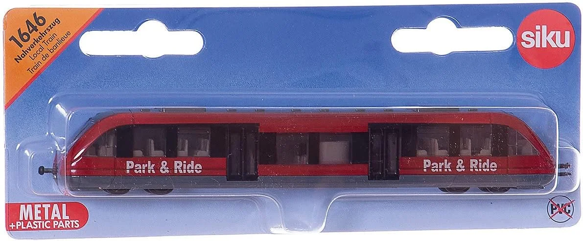 مدل قطار شهری siku 1646، فلزی و پلاستیکی، مقیاس 1:120، قرمز، سازگار با سایر اسباب بازی های SIKU مدل قطار شهری siku 1646، فلزی و پلاستیکی، مقیاس 1:120، قرمز، سازگار با سایر اسباب بازی های SIKU