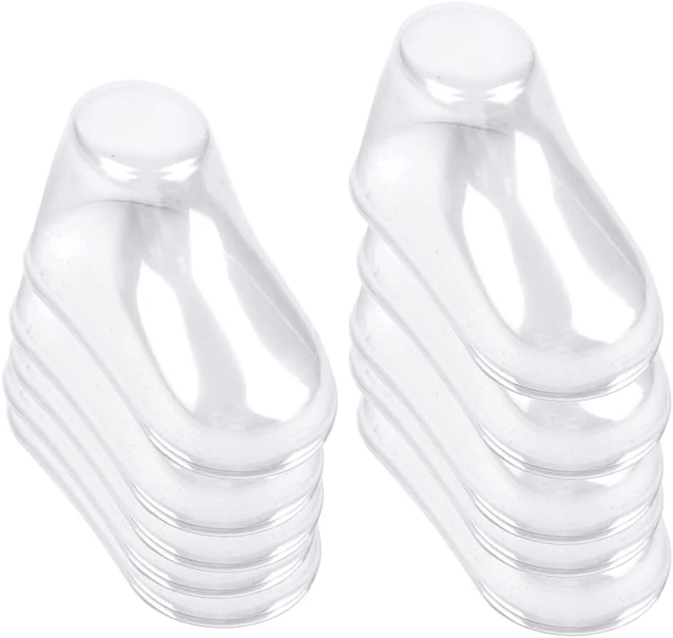 ۴۰ عدد/۲۰ جفت قالب پلاستیکی شفاف پا نوزاد برای نمایش جوراب و پاپوش نوزاد، نگهدارنده کفش کودک نوپا، پایه نگهدارنده کفش، ویترین ۹ سانتی متری