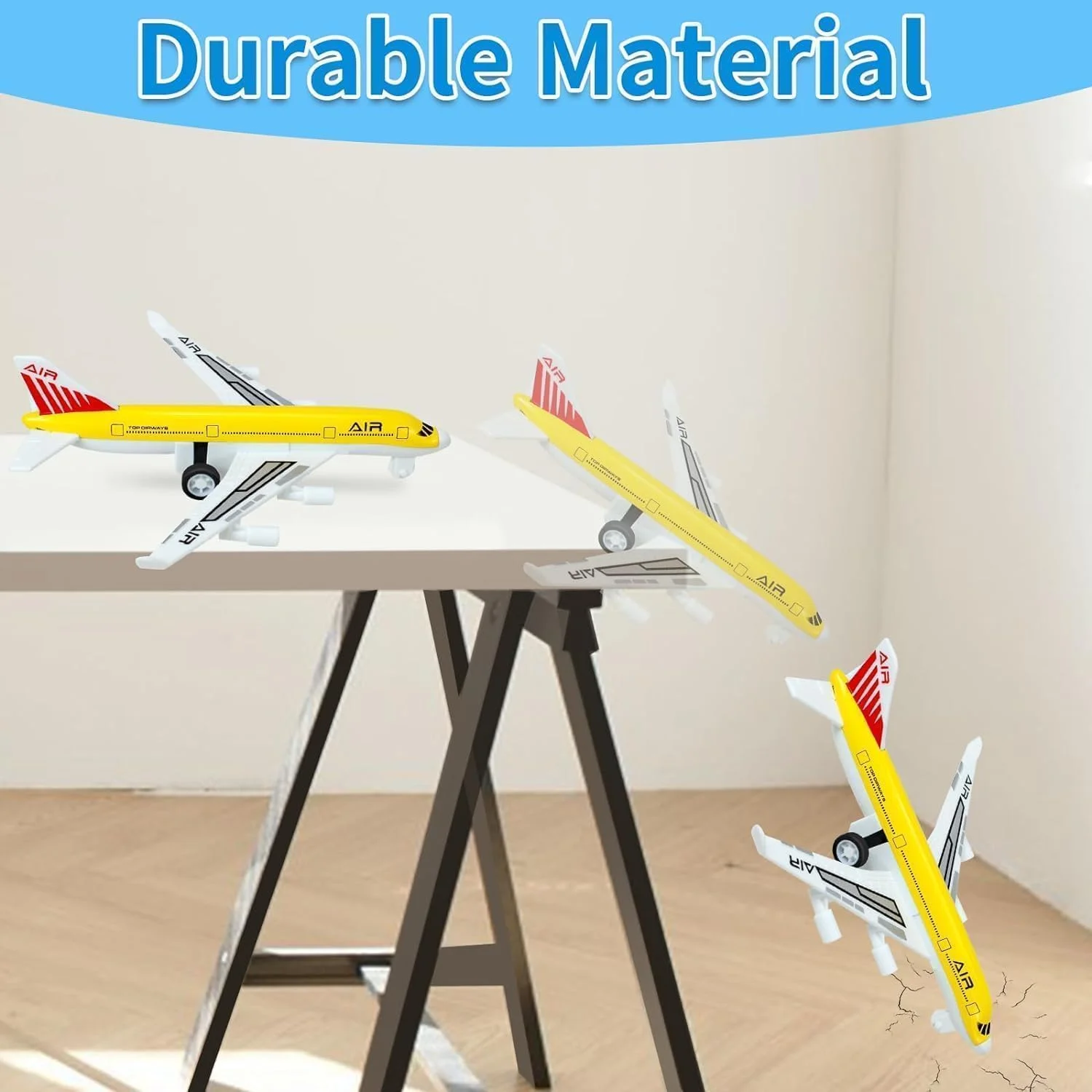 اسباب بازی هواپیما، هواپیمای فلزی عقب کشیدنی برای پسران و دختران 3، 4، 5، 6، 7 ساله، مدل های هواپیمای دایکاست، وسایل نقلیه بازی کودکان، هواپیما برای هدیه تولد و عید پاک کودکان