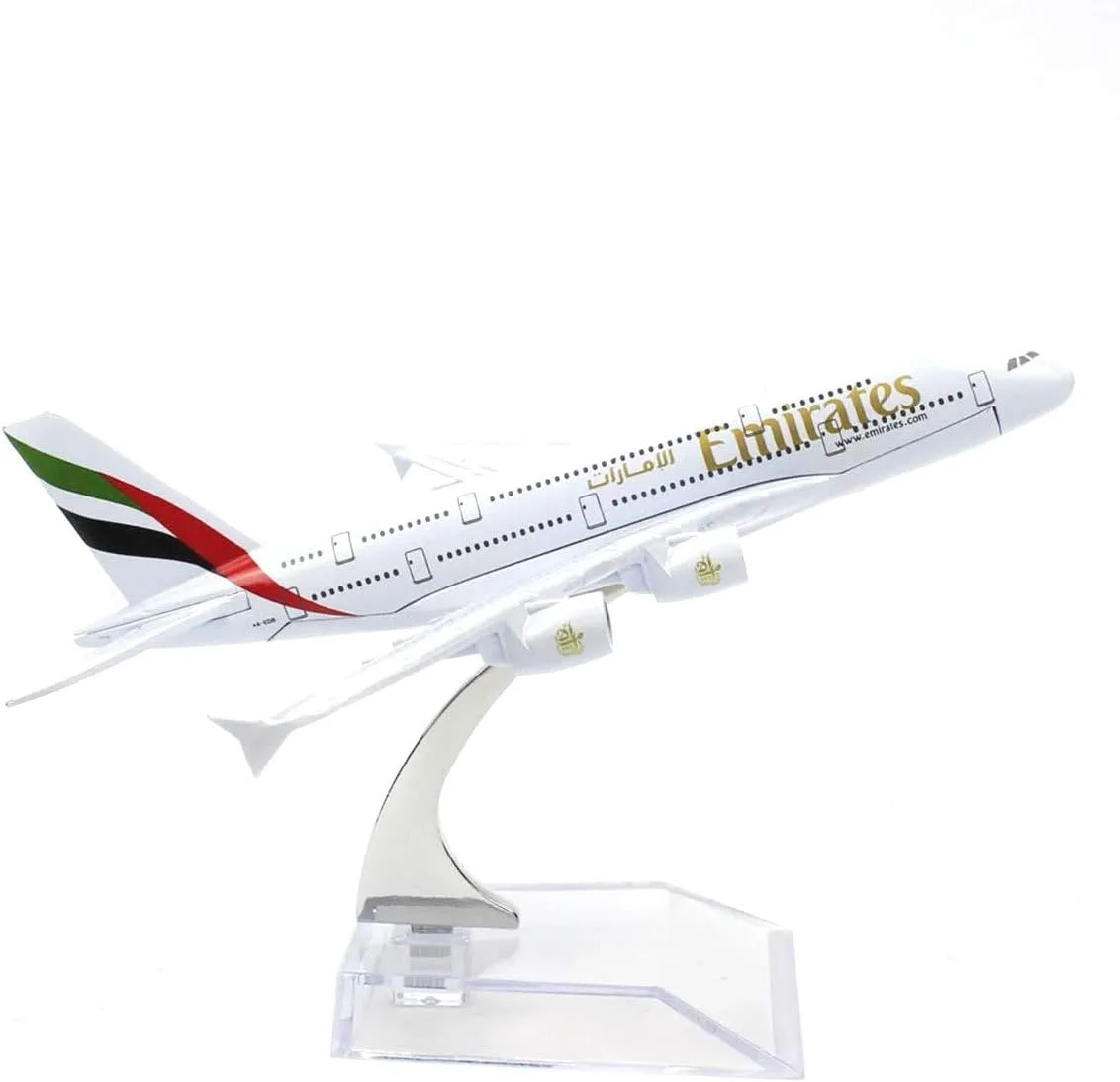 مدل هواپیمای ایرباس A380 فلزی 16 سانتی متری، هدیه تولد کودک، هدیه کریسمس