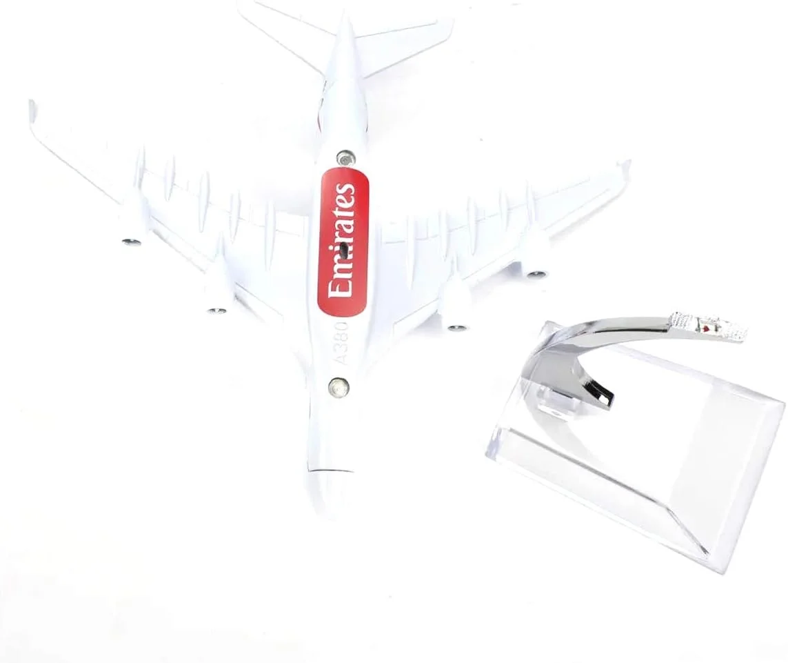 مدل هواپیمای ایرباس A380 فلزی 16 سانتی متری، هدیه تولد کودک، هدیه کریسمس