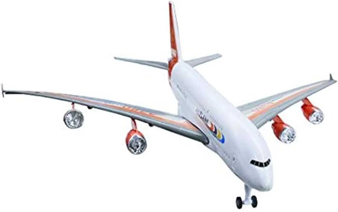 مدل هواپیمای ایرباس A380 با چراغ، صدا و حرکت